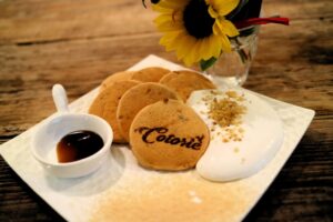 ハワイアンなミニパンケーキに焼印