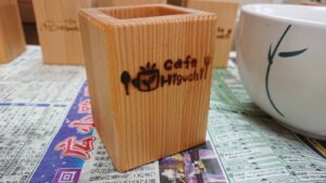 木に焼印