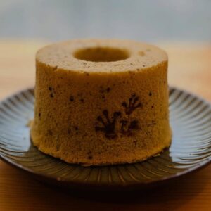 シフォンケーキに焼印